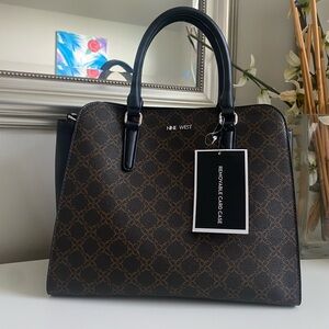 BRAND NEW NINE WEST Tote Satchel Bag with mini wallet